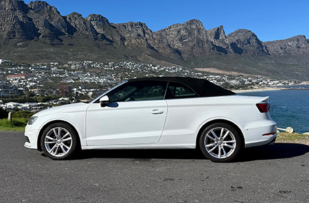 Audi A3 Cabriolet Rental Cape Town
