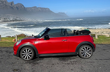Mini Cooper Convertible Rental Cape Town